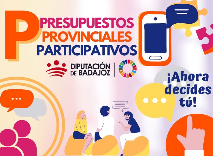 25 proyectos sern financiados con Presupuestos Provinciales Participativos Badajoz 2024